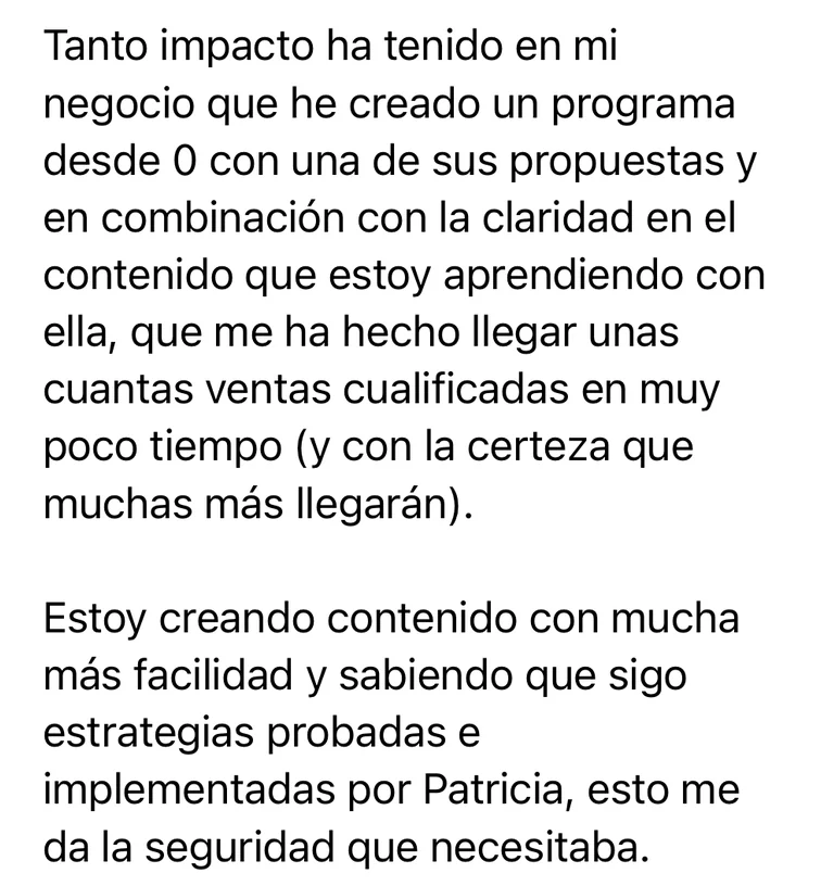 Mensaje de Anna en el chat de CIEN: creó un programa desde cero con una de las propuestas