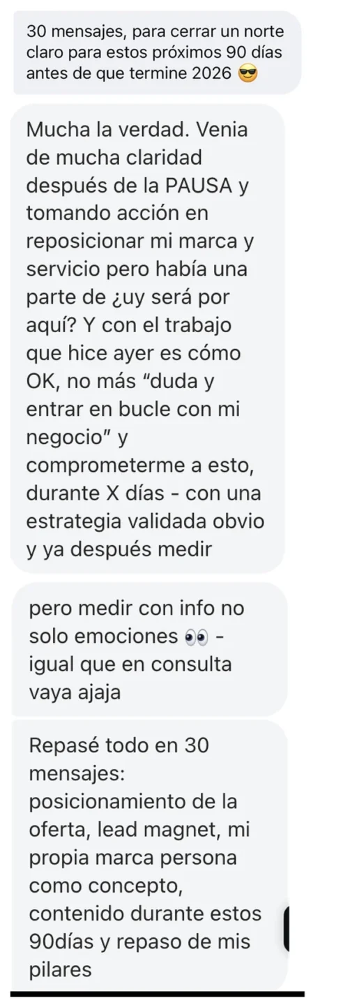Mensajes de Sara: 30 mensajes para cerrar un norte claro para los próximos 90 días