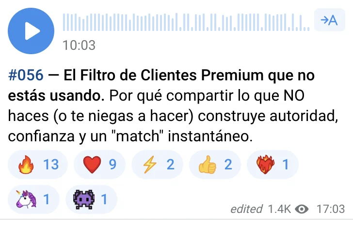 Training #056: El Filtro de Clientes Premium que no estás usando